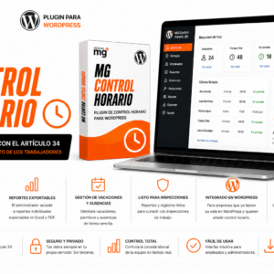 🔍 MG Control Horario - Plugin Wordpress