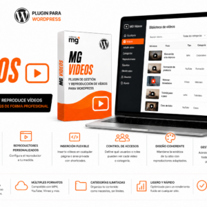 📽️ MG Videos - Plugin Wordpress