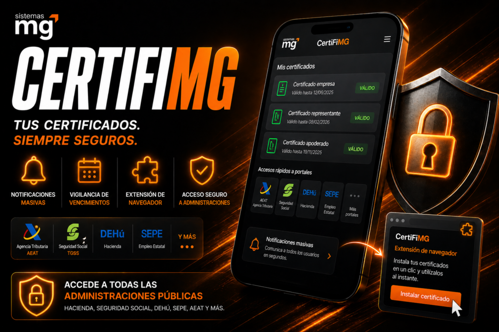 🔐 MG CertiFiMG - 360 Sistemas MG - Plataforma Todo en Uno