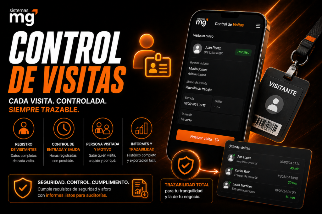 🚪 MG Control de Visitas - 360 Sistemas MG - Plataforma Todo en Uno