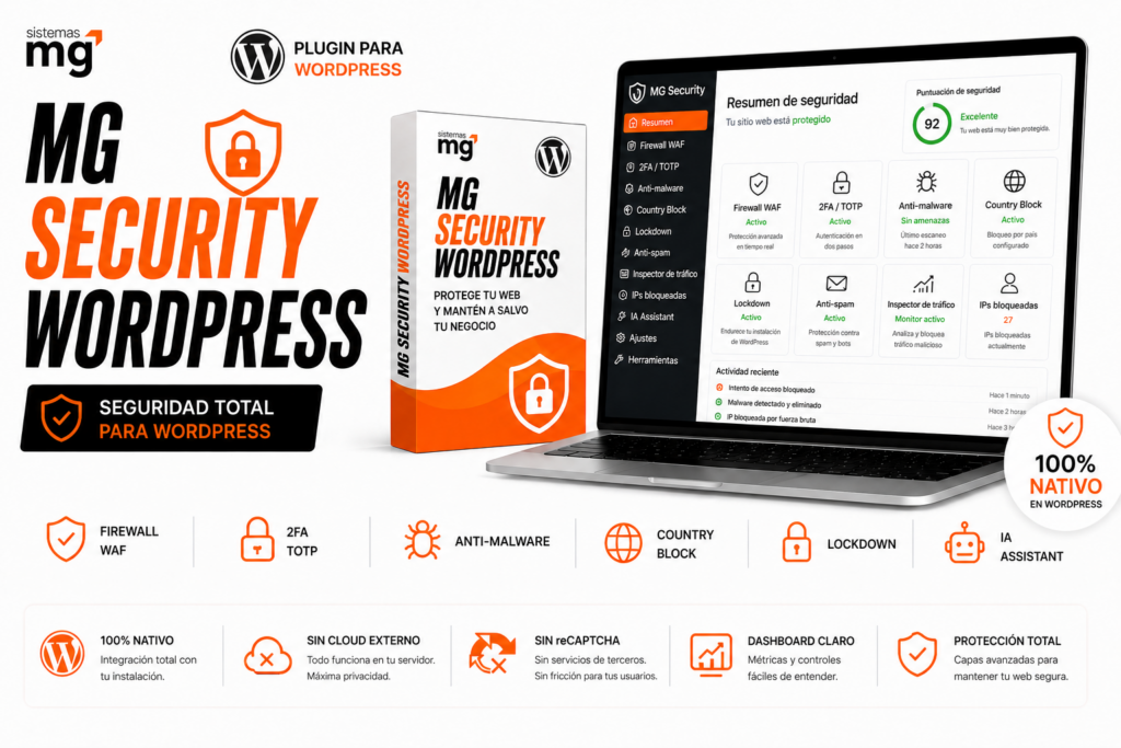 🛡️ MG Security - Plugin Wordpress