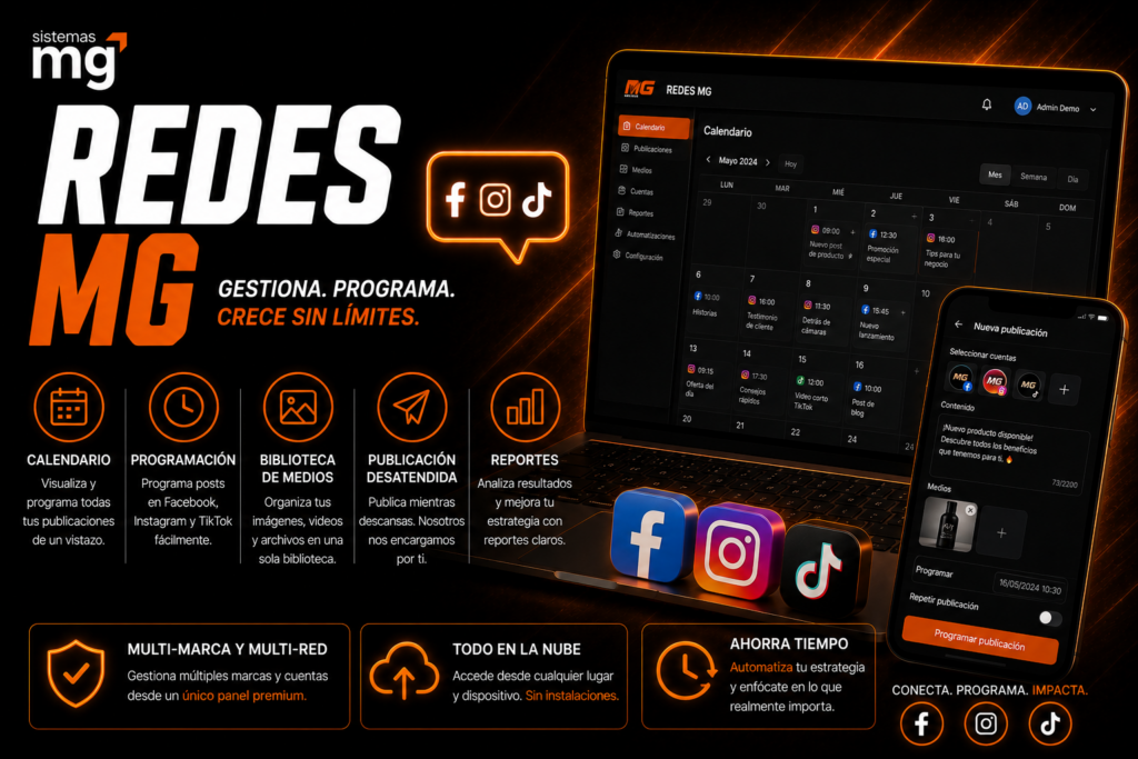 📱 MG Redes - 360 Sistemas MG - Plataforma Todo en Uno