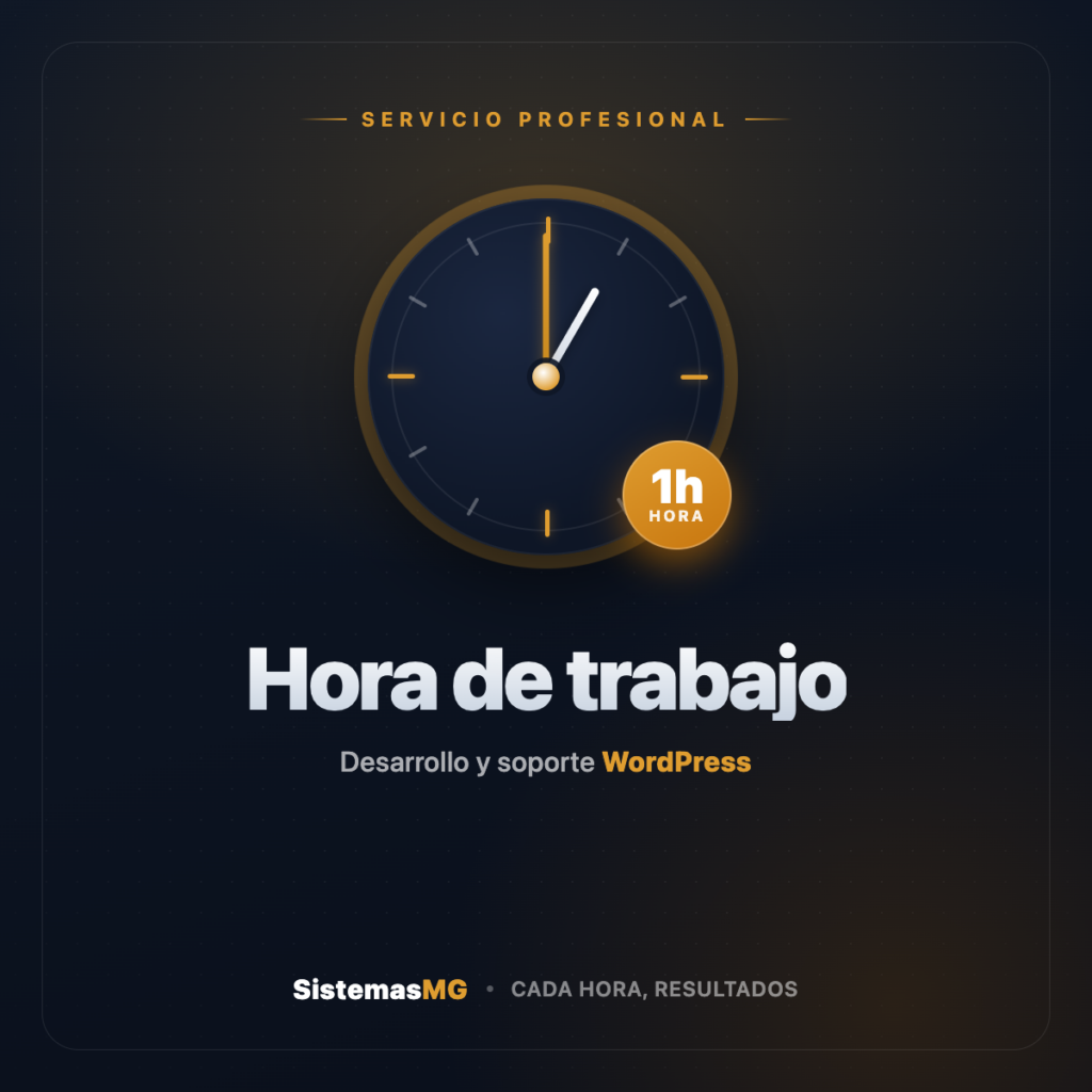 Hora de trabajo