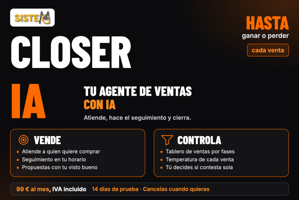 🎯 CloserIA - 360 Sistemas MG - Plataforma Todo en Uno